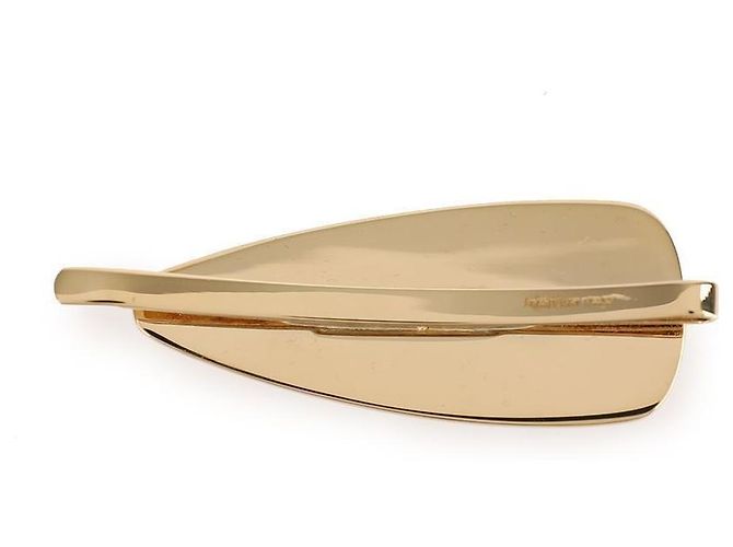 Miu Miu Emaille Metall Haarklammer Braun - Ansicht 5