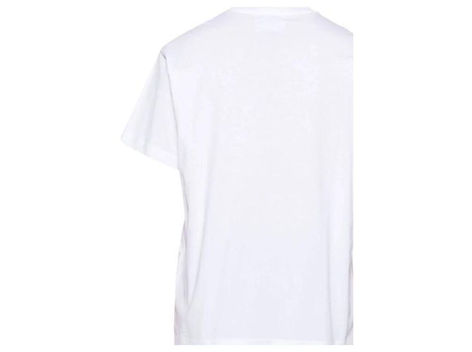 Versace T-shirt Emblem Bianco - vista 6