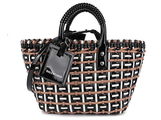 Balenciaga Borsa Tote Bistro XS a due vie Marrone - vista 3