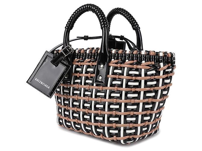 Balenciaga Borsa Tote Bistro XS a due vie Marrone - vista 4