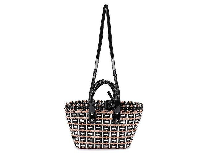 Balenciaga Borsa Tote Bistro XS a due vie Marrone - vista 5