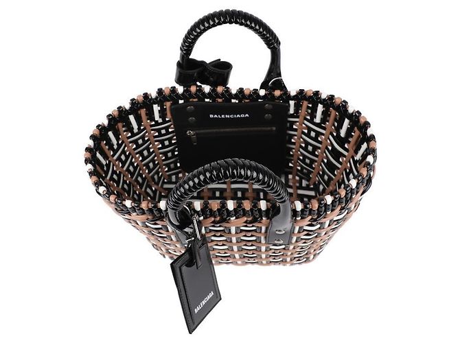 Balenciaga Borsa Tote Bistro XS a due vie Marrone - vista 7