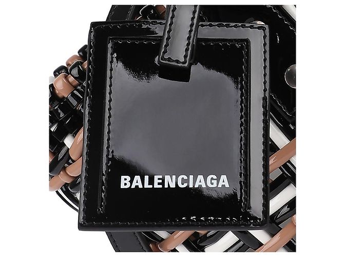 Balenciaga Borsa Tote Bistro XS a due vie Marrone - vista 9