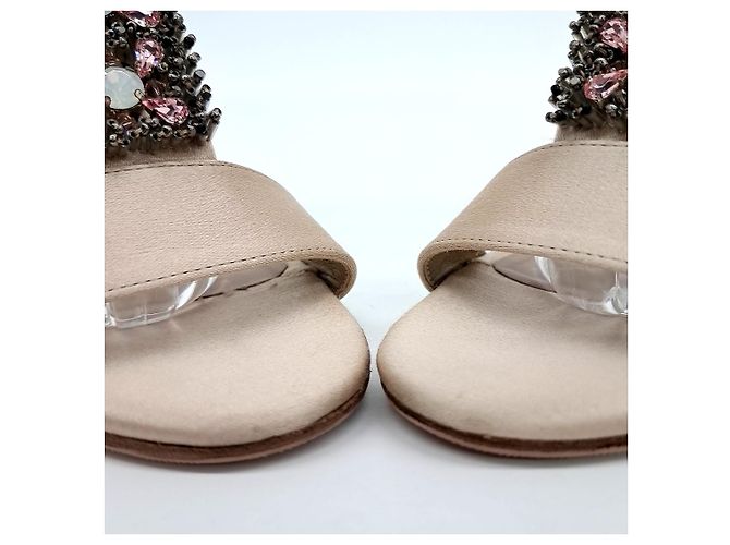 Sandali in raso Manolo Blahnik - vista 2