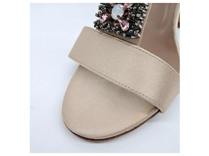 Sandali in raso Manolo Blahnik - vista 5