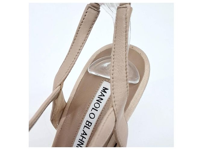 Sandali in raso Manolo Blahnik - vista 6