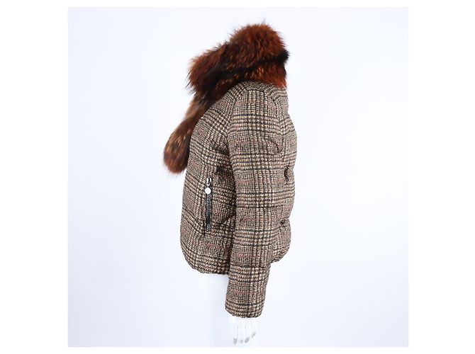 Chaqueta acolchada de piel Moncler - vista 2