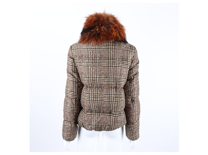 Chaqueta acolchada de piel Moncler - vista 3