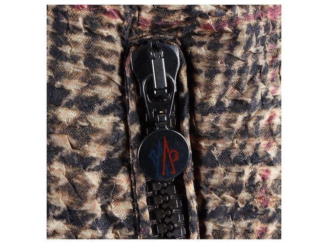 Chaqueta acolchada de piel Moncler - vista 4