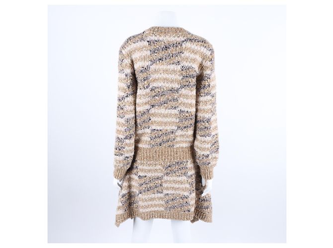 Vestido de punto Chanel Castaño - vista 3