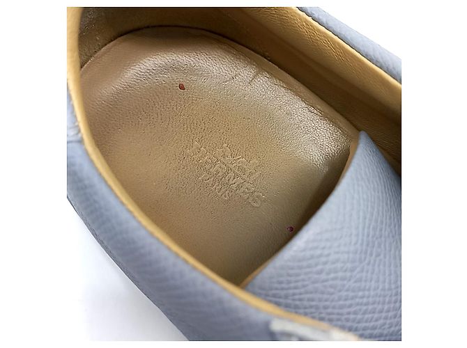 Sneakers Hermès Blu Cielo Pelle Uomo 42 Multicolore - vista 6