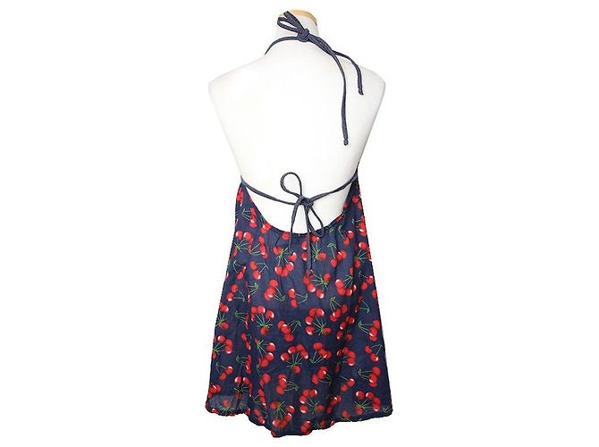 Dolce & Gabbana Vestido de algodón puro con estampado de cerezas Multicolor - vista 2