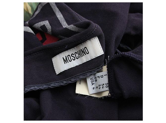 Moschino T-Shirt mit Schriftzug Blau - Ansicht 3