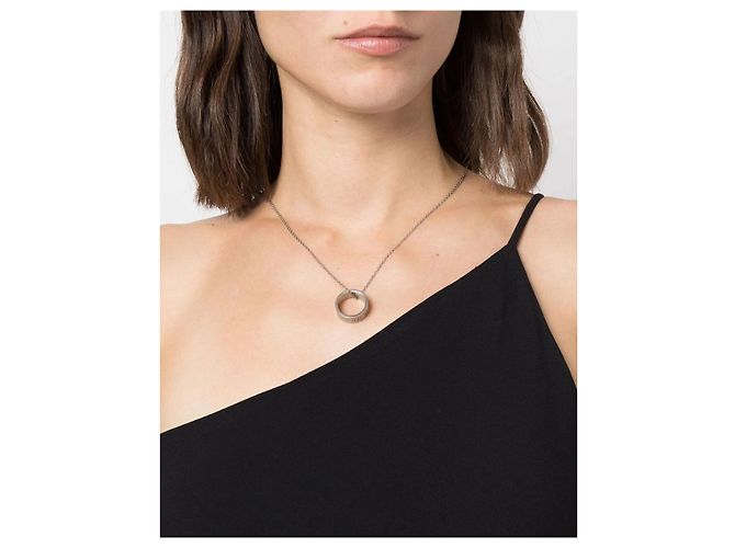 Maison Martin Margiela Collana con Anello Numerico Maison Margiela in Argento - vista 2