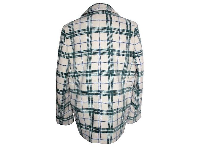 Isabel Marant Étoile Check Wool Jacket Blue - view 2
