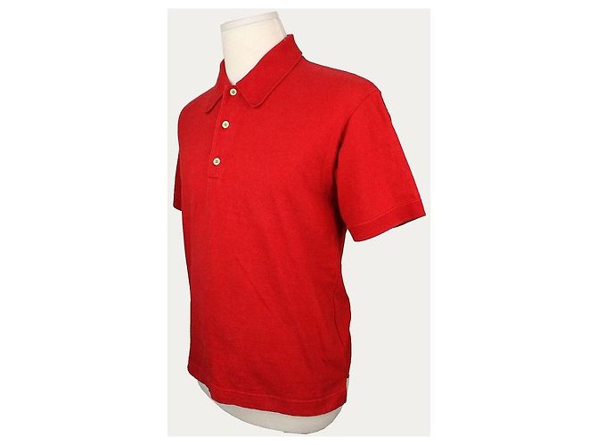 Comme Des Garcons Rotes Herren-Polo - Ansicht 2