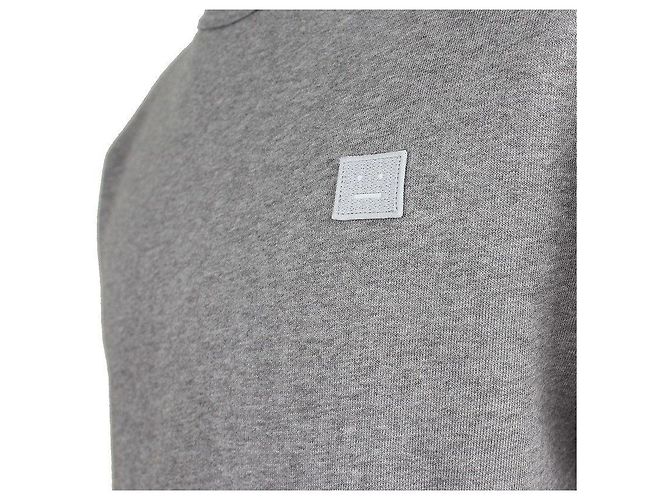 Acne Grau melierte Herren-Fleece-Sweatshirt XS Braun - Ansicht 6