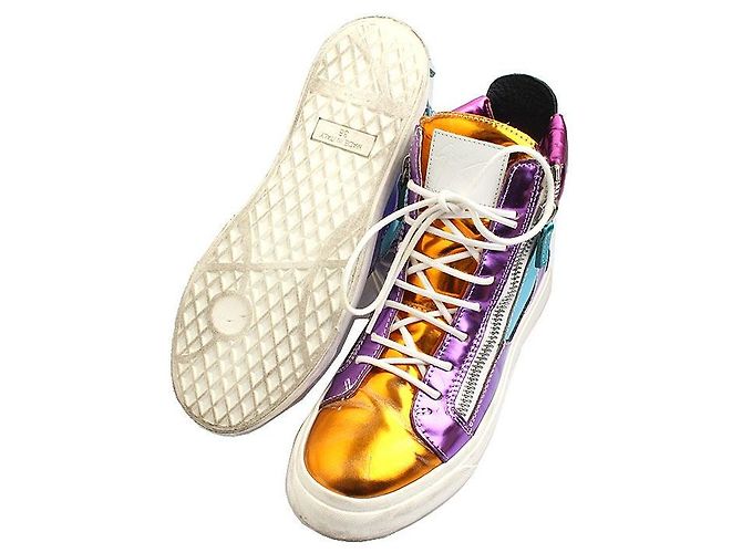 Sneakers alte multicolori Giuseppe Zanotti Multicolore - vista 3