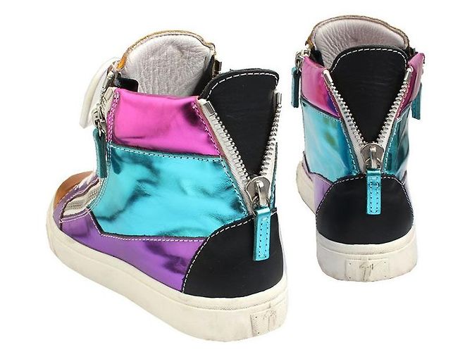 Sneakers alte multicolori Giuseppe Zanotti Multicolore - vista 4
