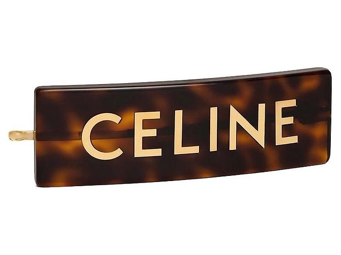 Céline Fermaglio per capelli Havana scuro dorato D'oro - vista 2