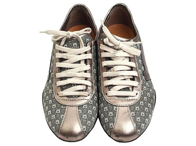 Salvatore Ferragamo Jacquard-Sneaker Braun - Ansicht 2