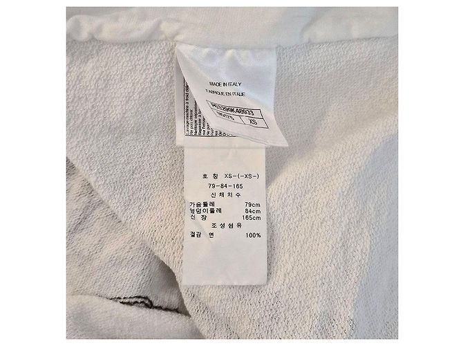 Chanel Felpa con cappuccio e zip con logo graffiti Argento - vista 7