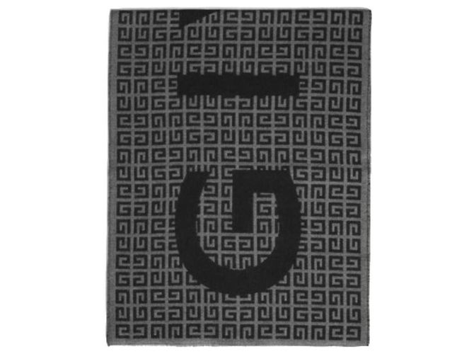 Givenchy Wool Silk Scarf Black - view 3