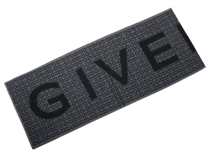 Givenchy Wool Silk Scarf Black - view 5