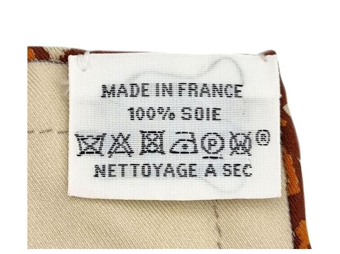 Hermès Pañuelo de seda Naranja - vista 3