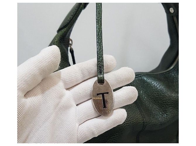 Tod's Leder-Tote-Bag Grün - Ansicht 3