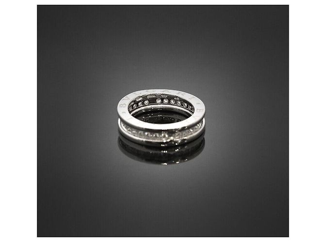 Bulgari Ring aus Weißgold Voller Diamanten Größe - Ansicht 5