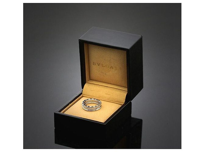 Bulgari Ring aus Weißgold Voller Diamanten Größe - Ansicht 6
