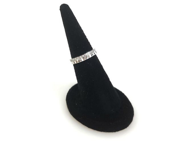 Boucheron Anillo de Diamante en Oro Blanco Clou de Paris Edición Radiant Quattro - vista 3