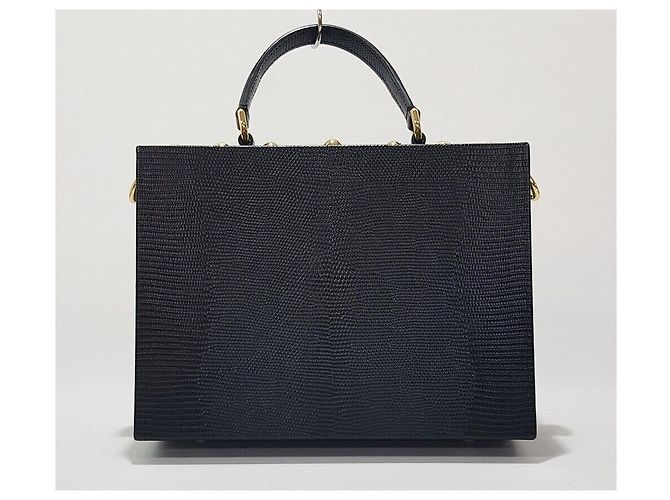 Dolce & Gabbana Bolso de caja de lagarto con tachuelas - vista 5