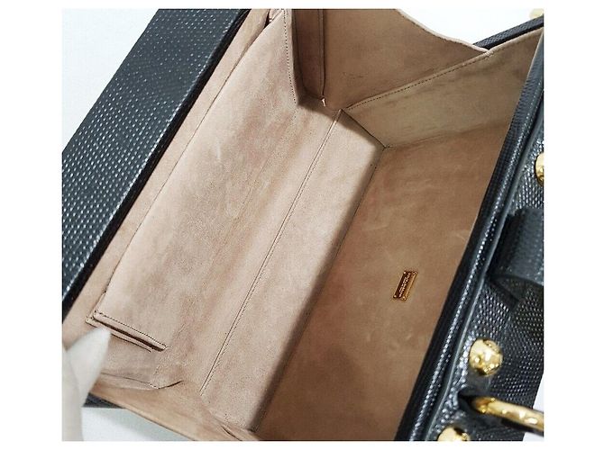 Dolce & Gabbana Bolso de caja de lagarto con tachuelas - vista 8