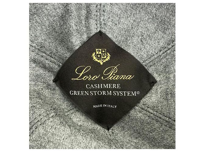 Loro Piana Cappellino da baseball in cashmere Storm System blu navy - vista 17