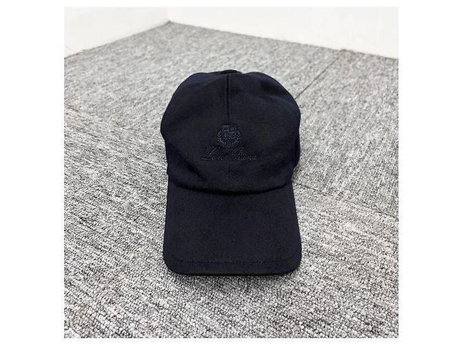 Loro Piana Cappellino da baseball in cashmere Storm System blu navy - vista 2