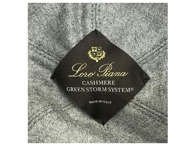 Loro Piana Cappellino da baseball in cashmere Storm System blu navy - vista 7