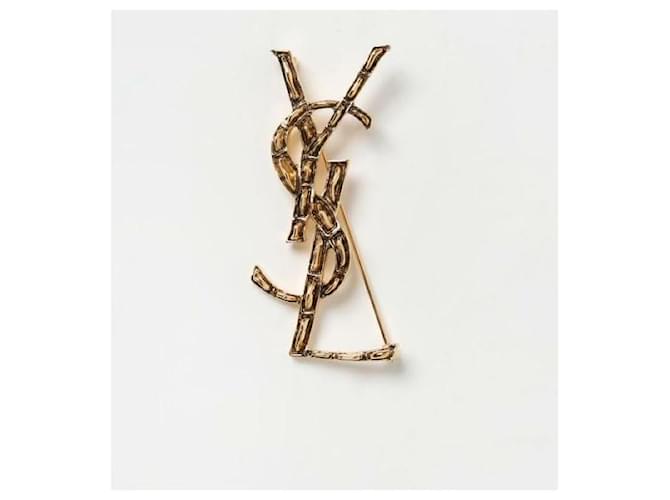 Saint Laurent Spilla Coccodrillo D'oro - vista 4