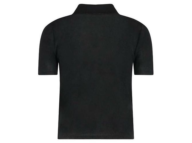 Moncler Polo de algodón bordado con logo Negro - vista 5