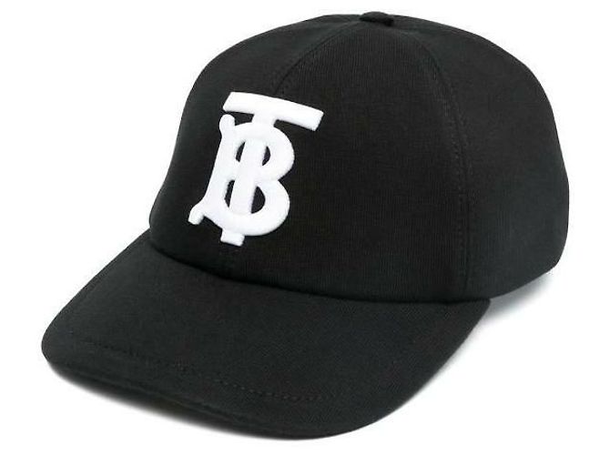 Burberry Cappellino da baseball in cotone con logo Nero - vista 4