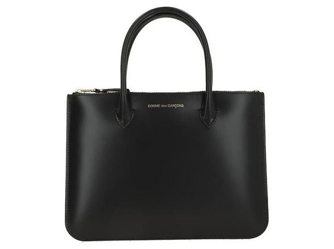 Comme Des Garcons Borsa a pochette classica con manico Nero - vista 5