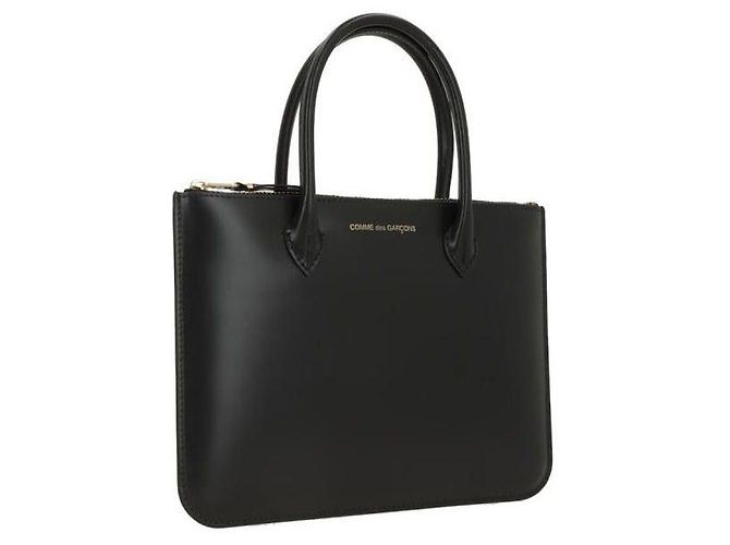 Comme Des Garcons Borsa a pochette classica con manico Nero - vista 6