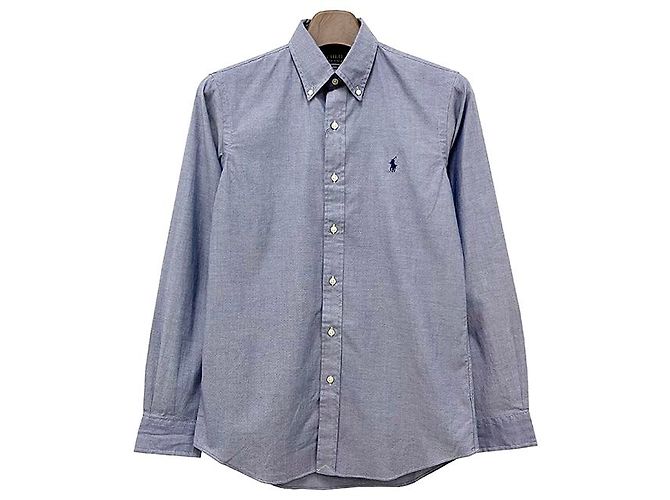 Ralph Lauren Camicia con logo ricamato di pony Blu - vista 12