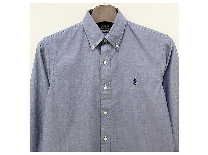 Ralph Lauren Camicia con logo ricamato di pony Blu - vista 14