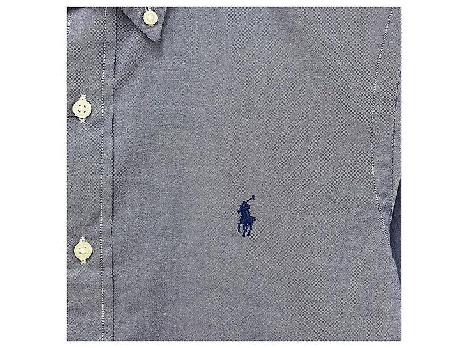 Ralph Lauren Camicia con logo ricamato di pony Blu - vista 4