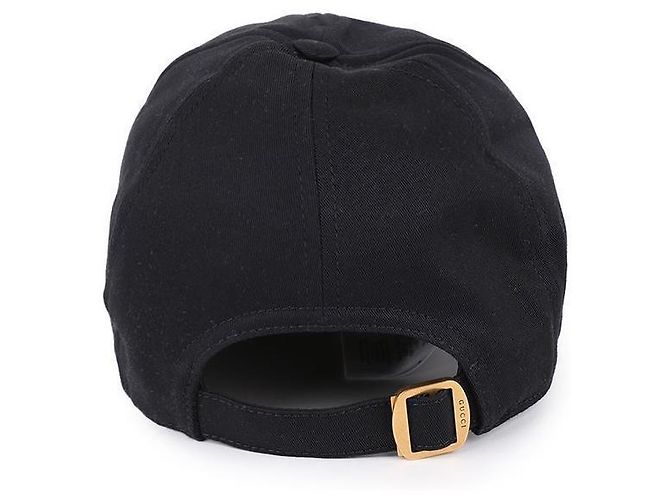 Gucci Bestickte Baseballmütze Schwarz - Ansicht 6