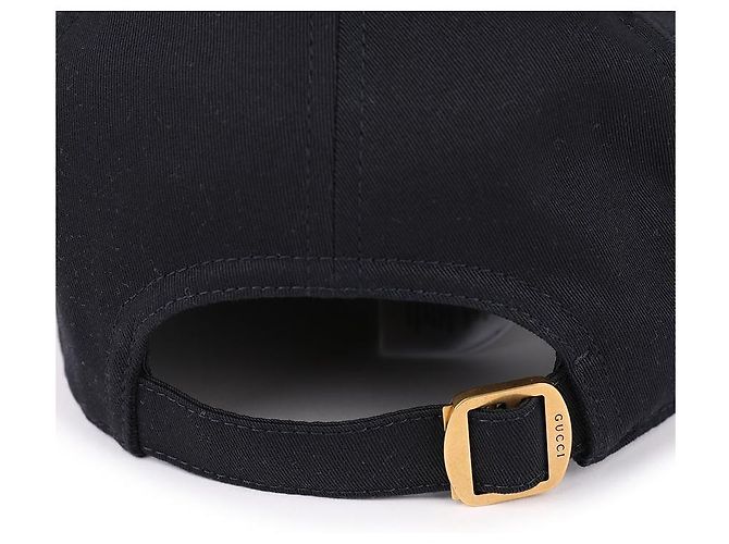 Gucci Bestickte Baseballmütze Schwarz - Ansicht 7