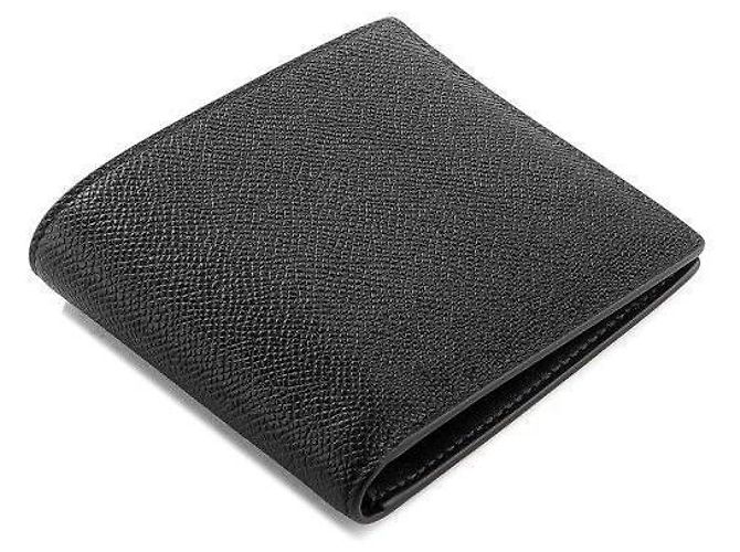 Maison Martin Margiela Portafoglio bi-fold cucito nero - vista 6