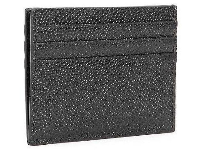 Thom Browne Three Stripe Card Holder Black - view 3